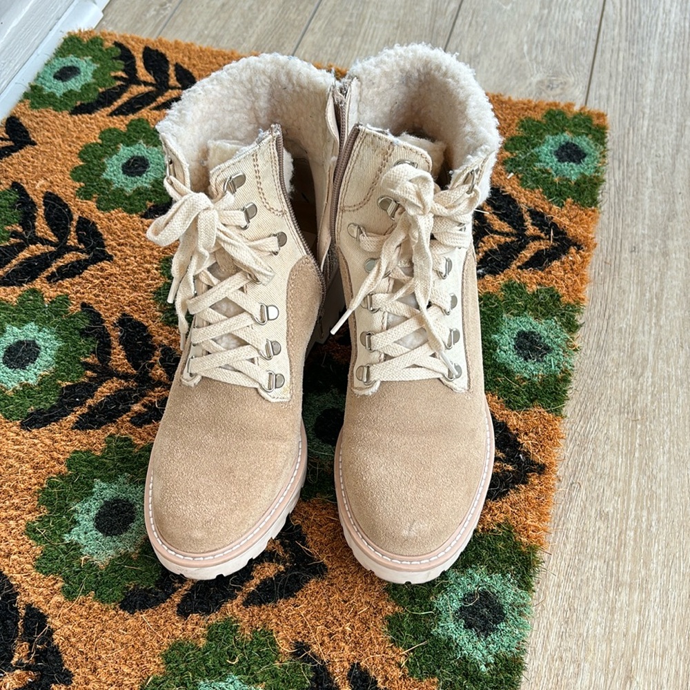 Dolce Vita Helix Faux Sherpa Boots